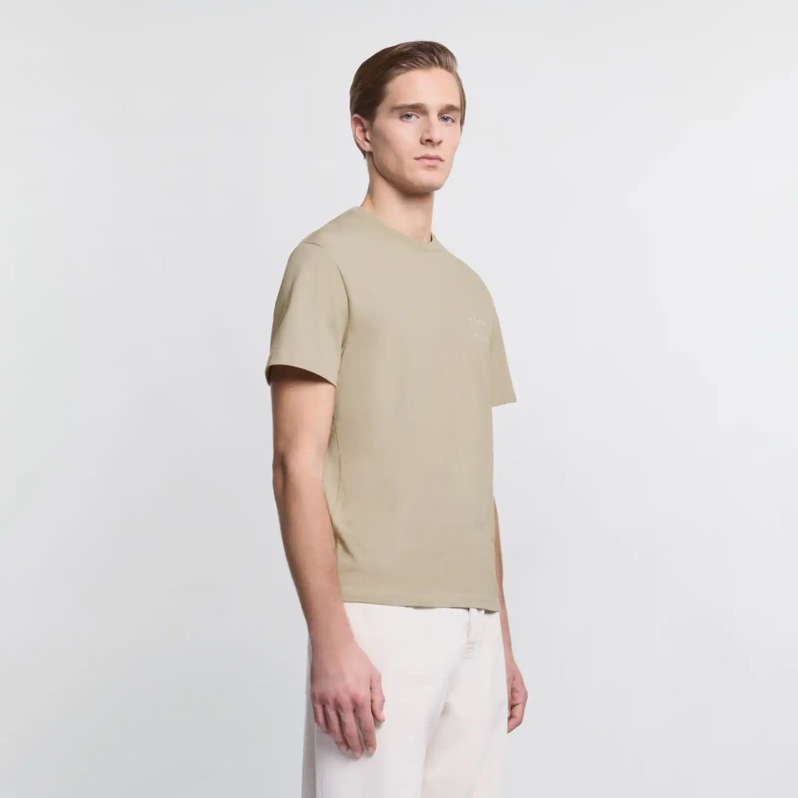 Hogan Ecru T-Shirt With Regular Fit