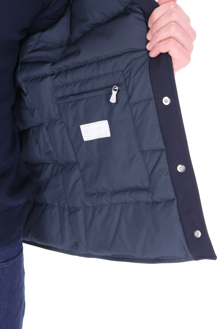 Eleventy 14 Micron Wool Snap-Button Jacket
