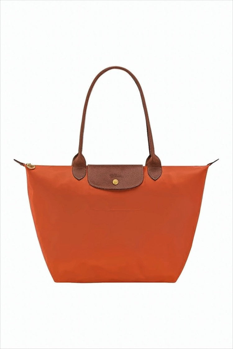 Longchamp Spacious Orange Tote Bag