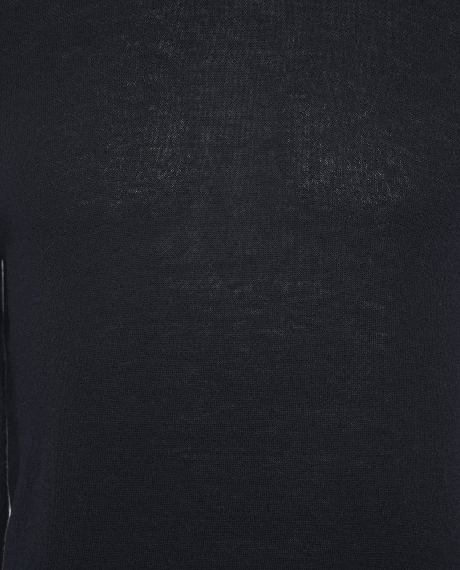 Gender Finely Knit Turtleneck Sweater With Ribbed Cuffs