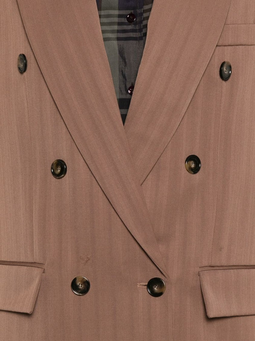Stella Mccartney Double-Breasted Jacket With Structured Silhouette