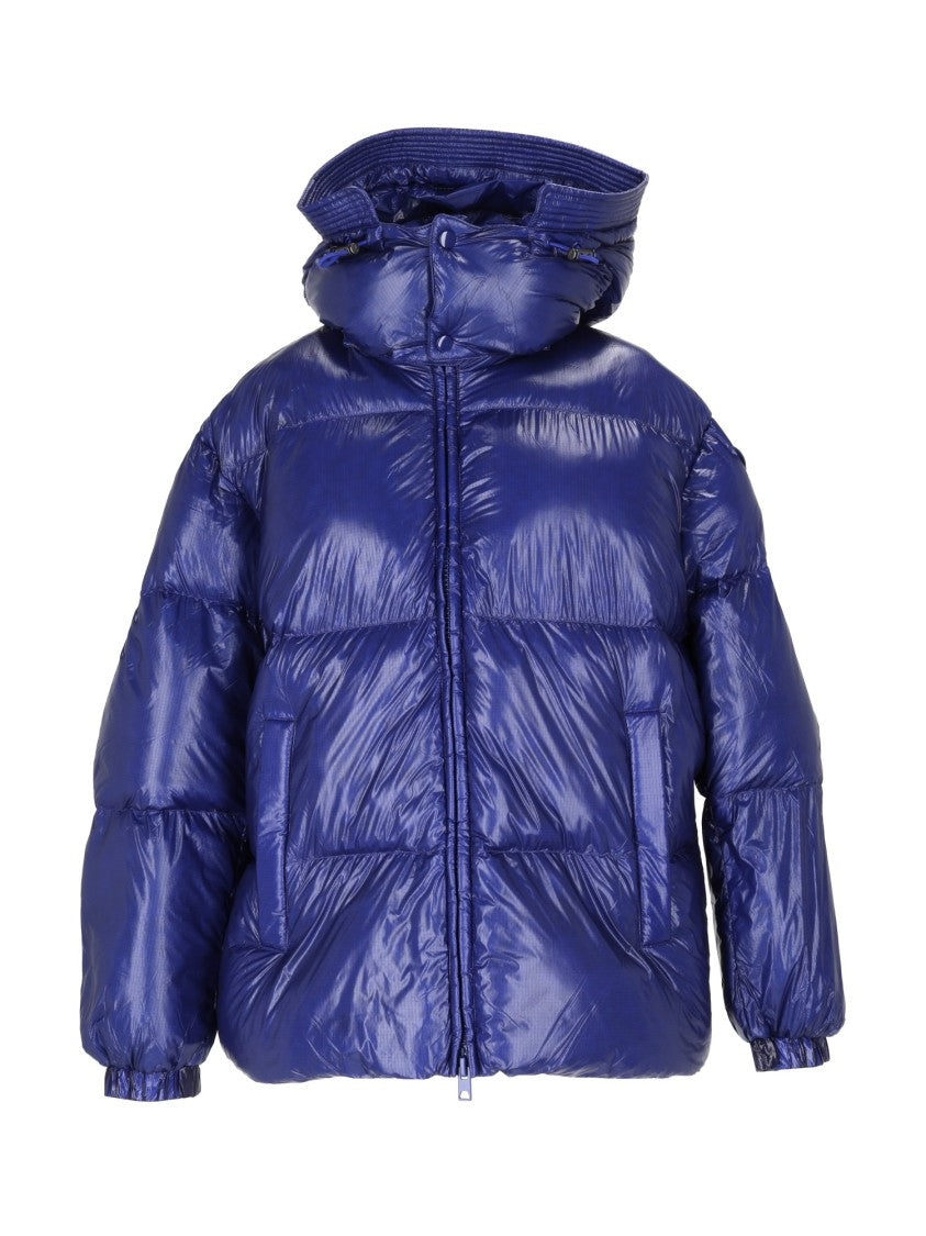 Diesel W-Rolfys-Wrd-Bkcp High-Collar Quilted Down Jacket