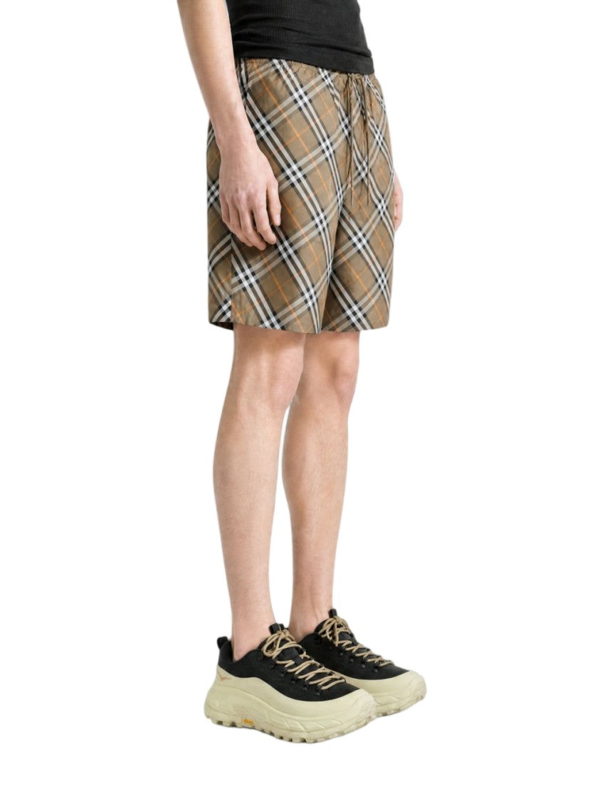 Burberry Checkered Elastic Waistband Shorts