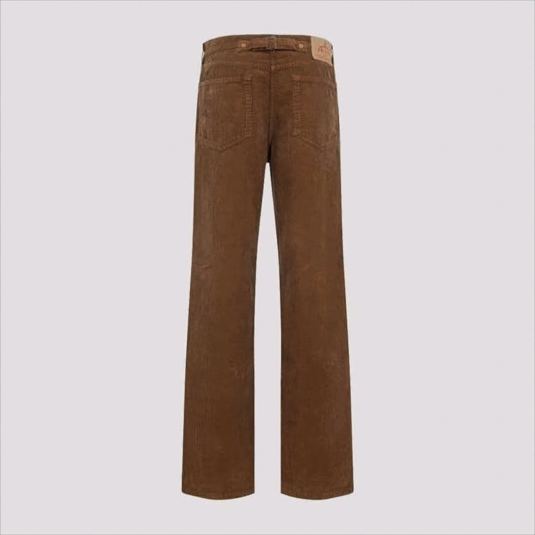Prada Brown High-Waisted Straight Pants