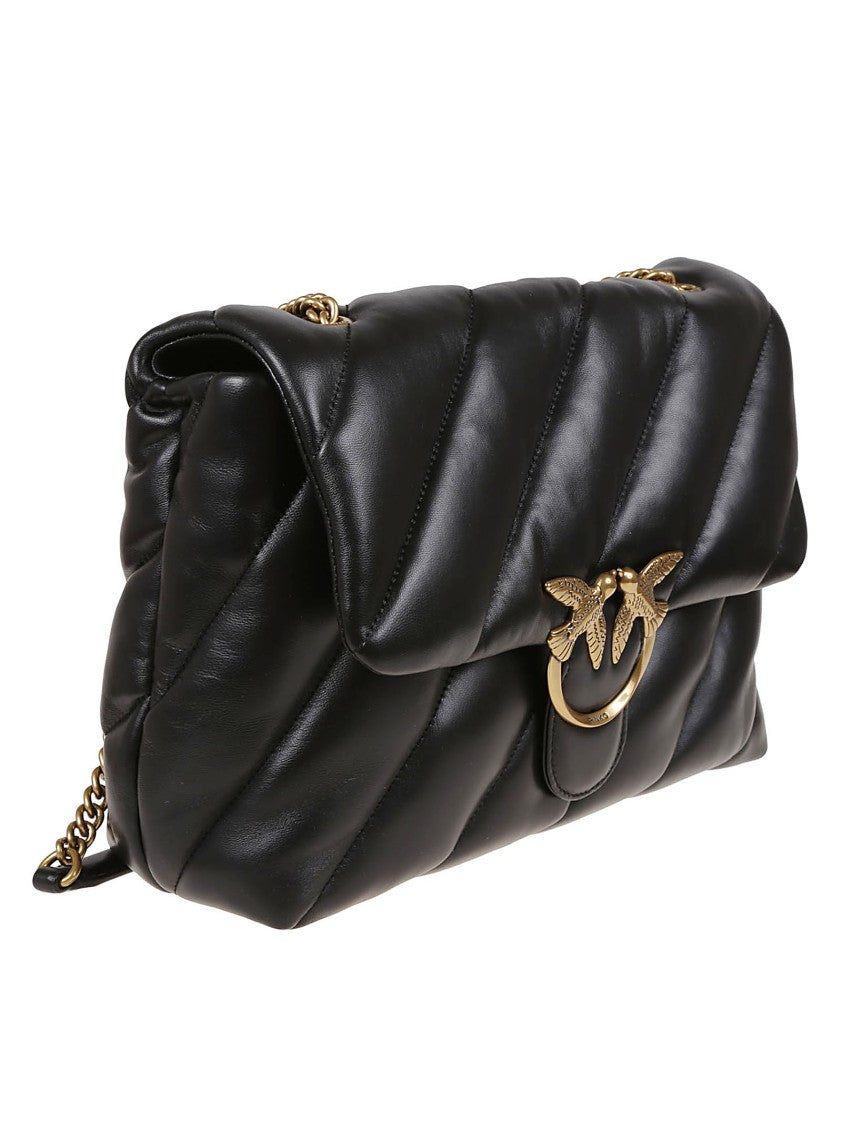 Pinko Lovebird Quilted Shoulder Bag