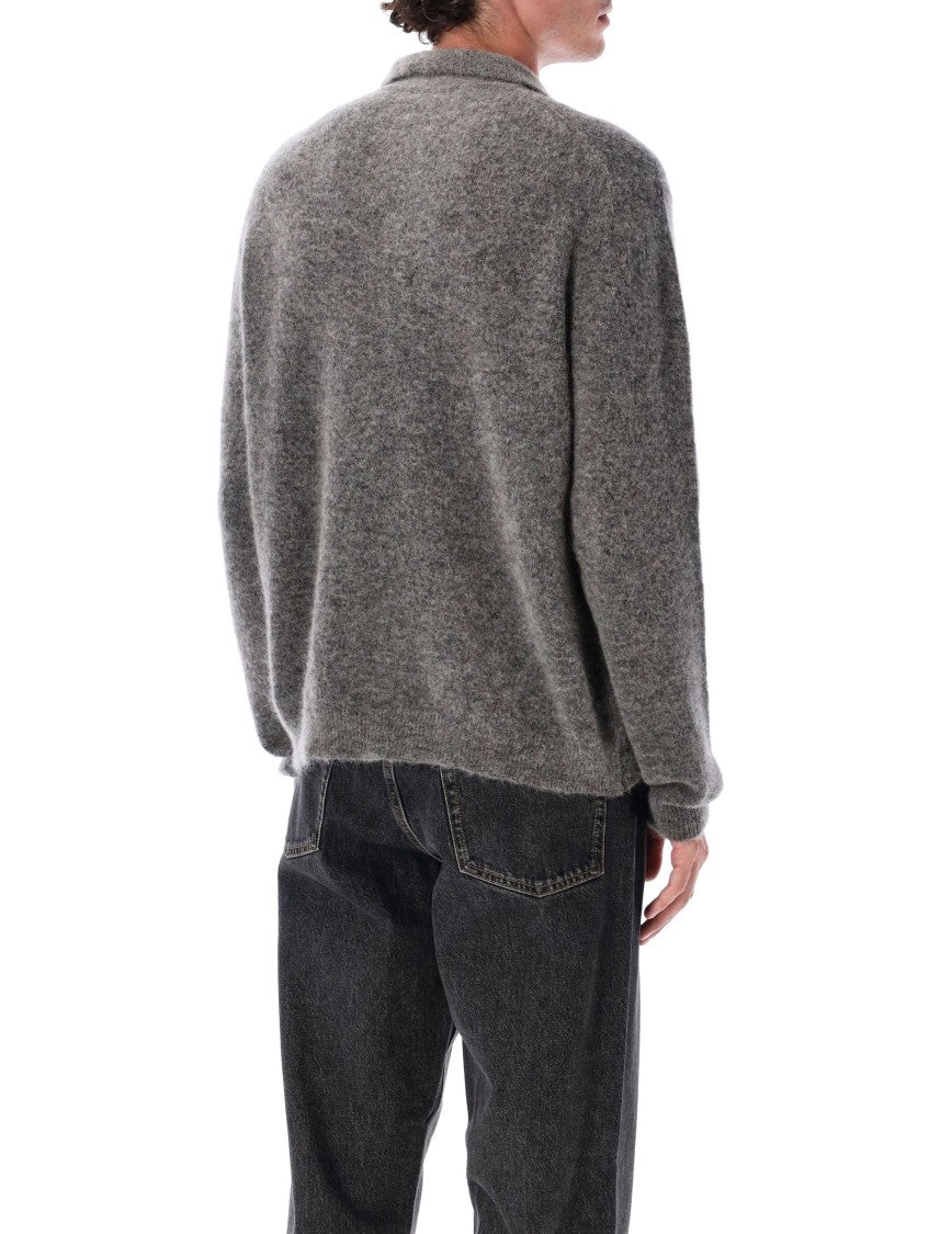Sunflower Refined Mohair Blend Polo Sweater