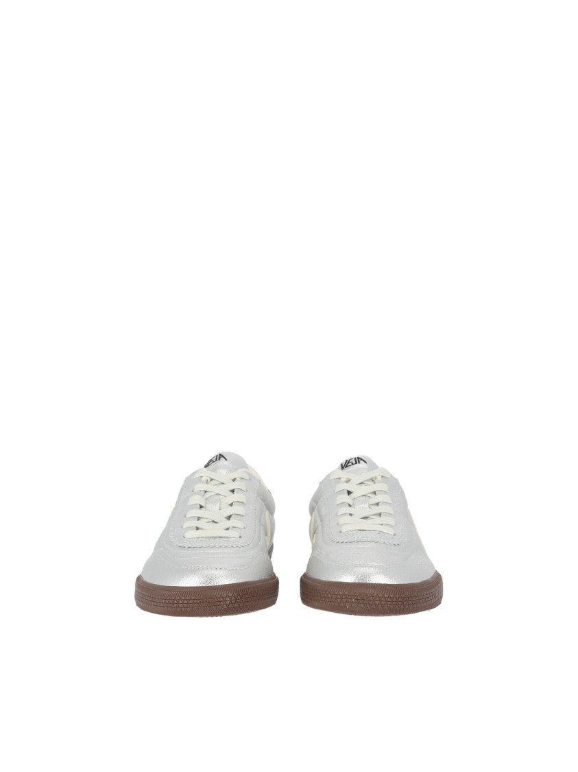Veja Silver Panenka Metallic Low-Top Sneakers