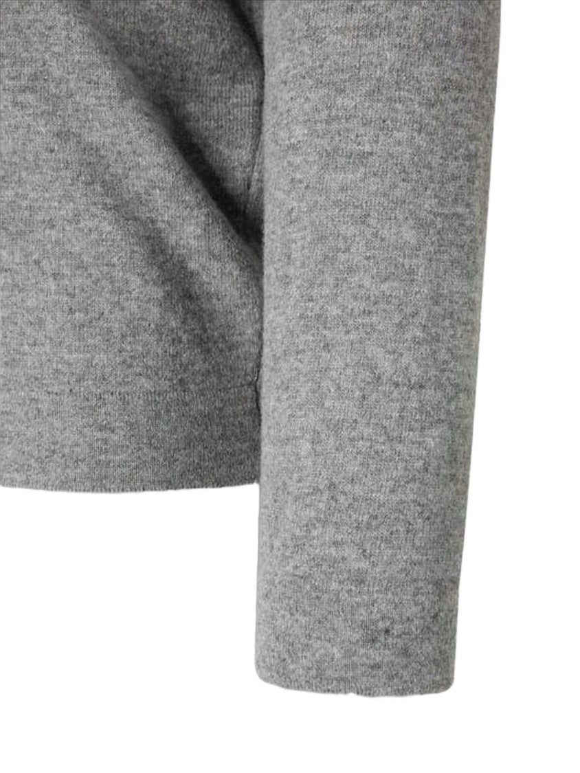 Stone Island Relaxed Fit Wool Hoodie With Distinctive Emblem