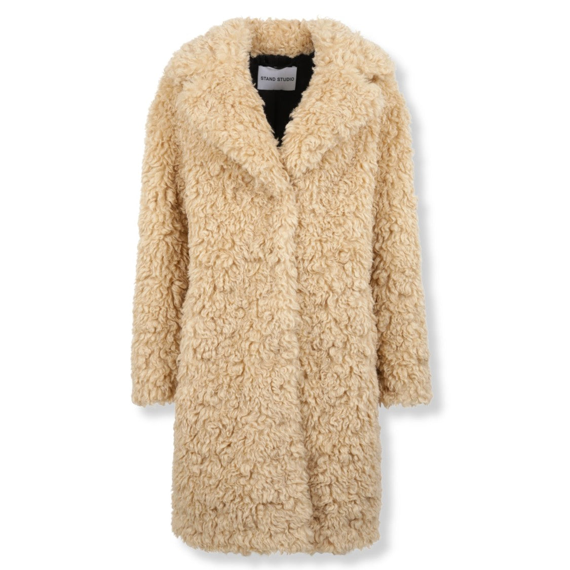 Stand Studio Cocoon-Style Camille Coat With Voluminous Silhouette