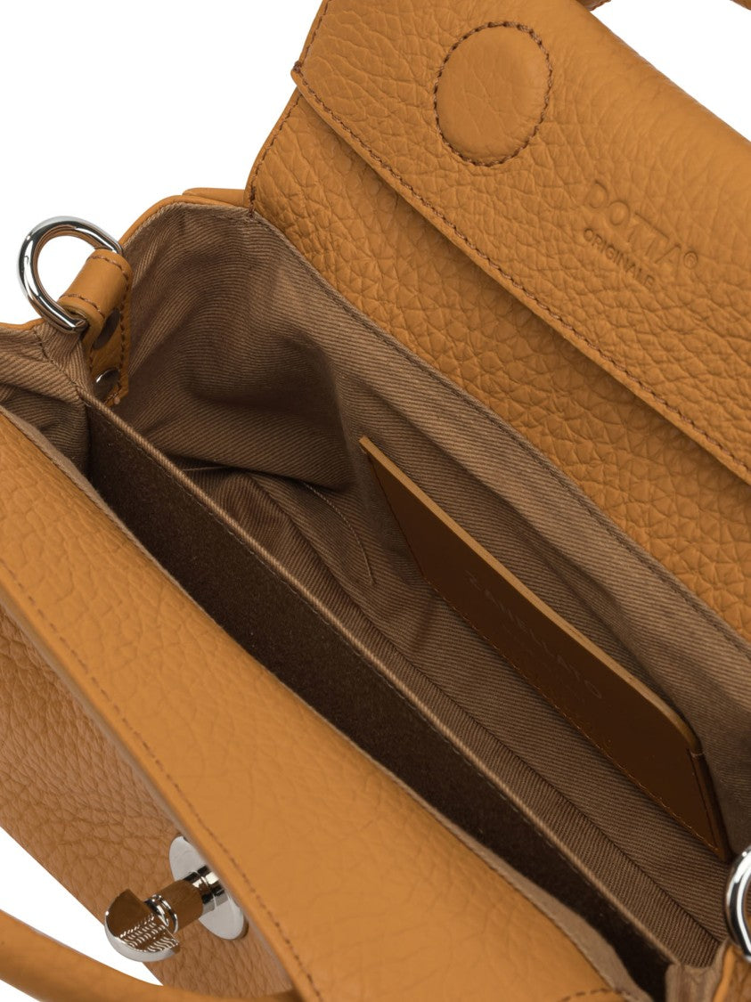 Zanellato Textured Leather Shoulder Bag