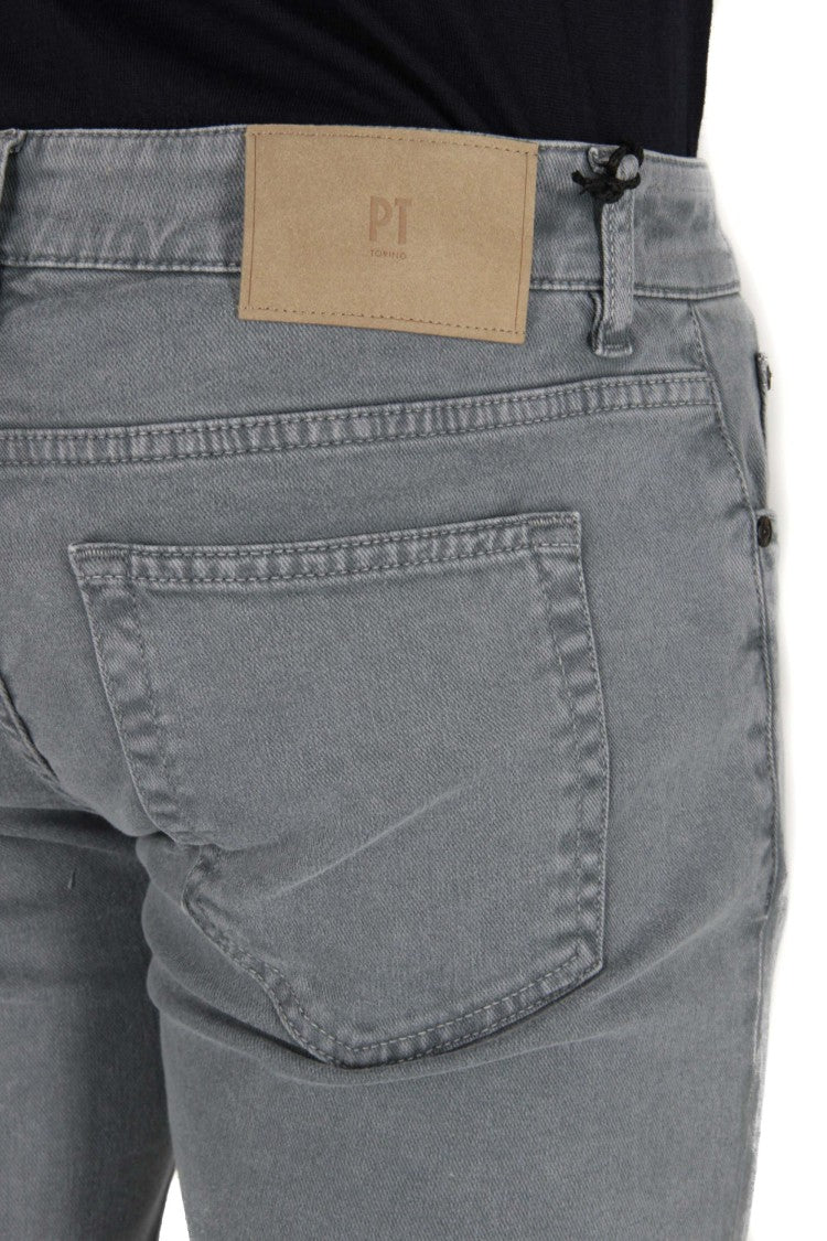 Pt Denim 5-Pocket Color Slim Fit Jeans