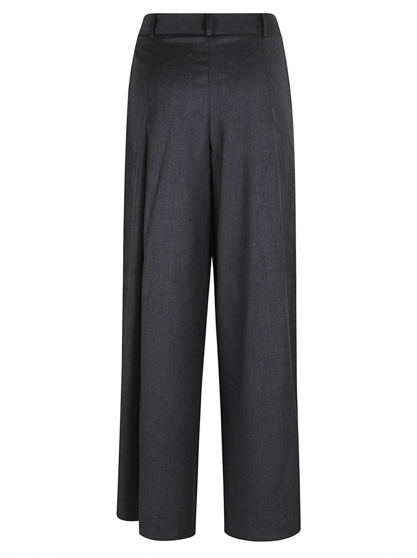 Ermanno Scervino High-Waisted Wide Leg Trousers With Dart Detail