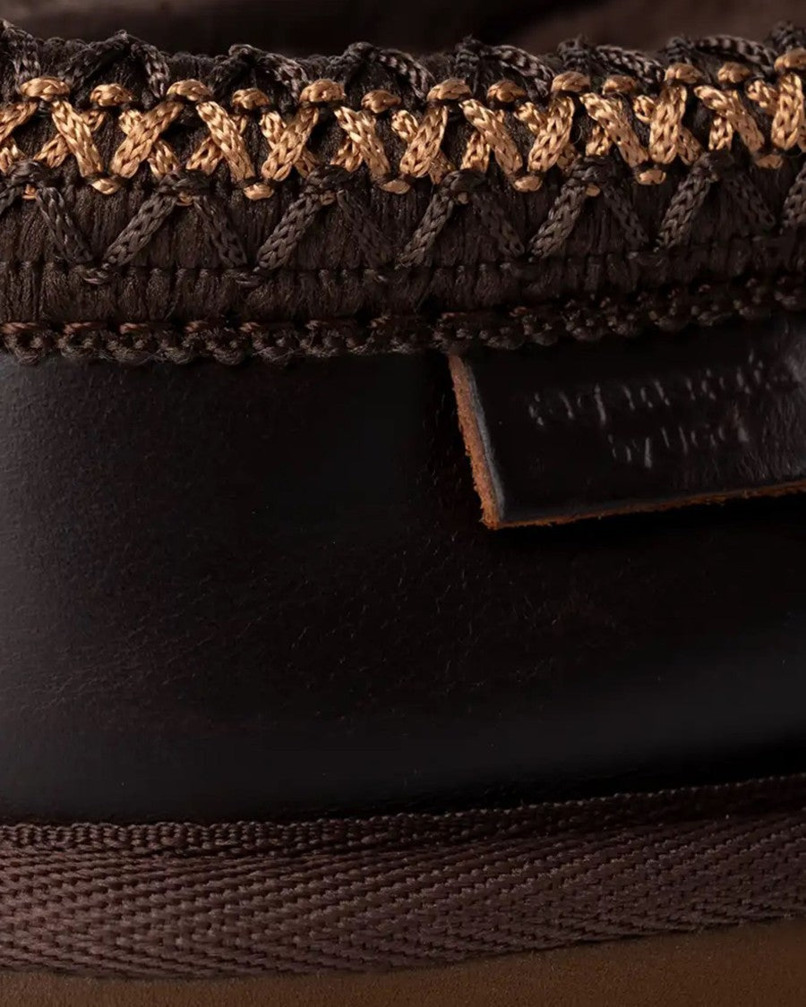 Ugg Women's Tasman Leather Slide In Regenerated Black