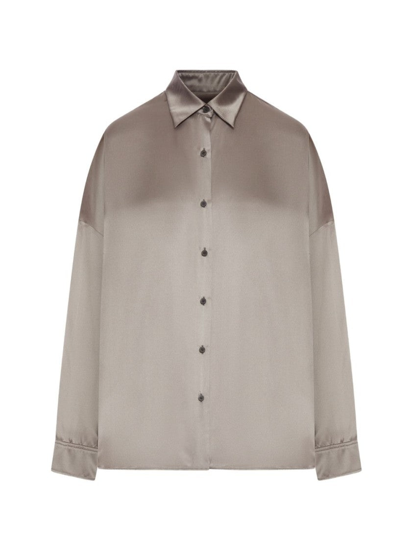 Dries Van Noten Silk-Blend Shirt With Classic Collar