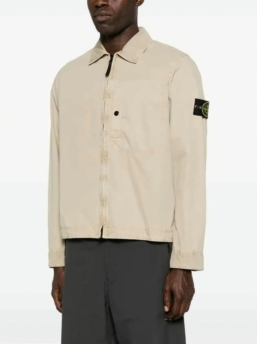 Stone Island Lightweight Zip-Up Shirt Jacket