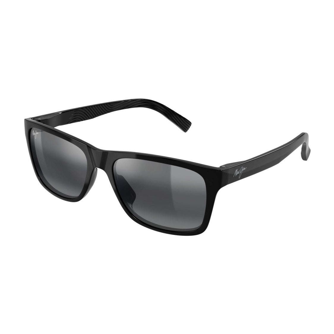 Maui Jim Kowelo Rectangular Gradient Lens Sunglasses With Minimalist Design