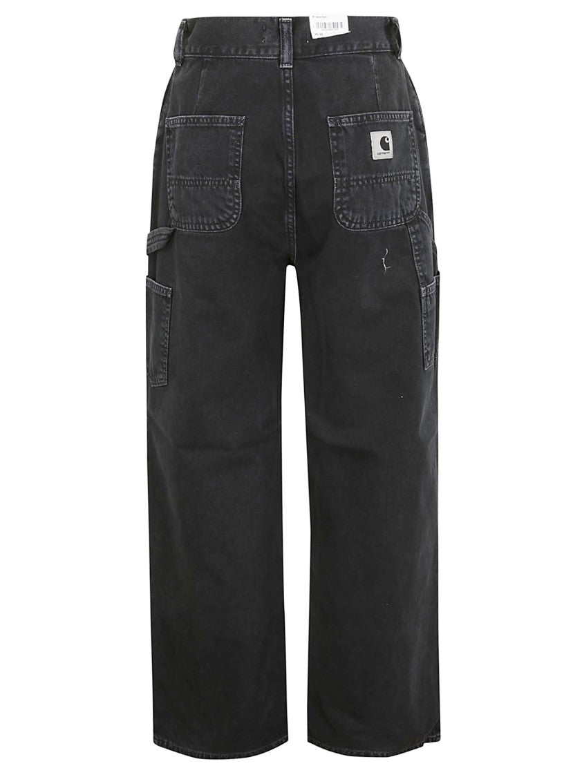 Carhartt Wip Wide-Leg Black Denim Jeans
