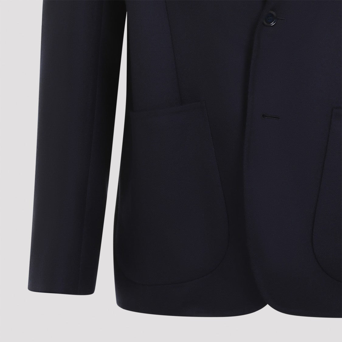 Brioni Navy-Blue Sapphire Wool Double-Breasted Jacket
