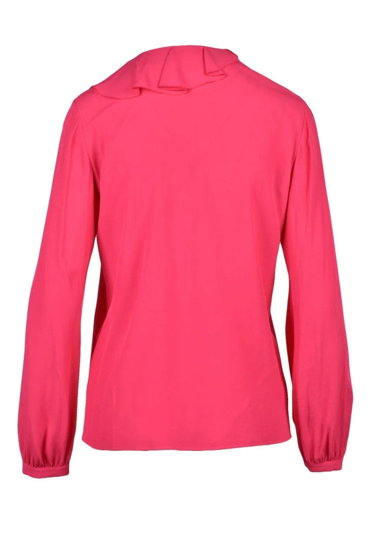Patrizia Pepe Voile Blouse - Fuchsia