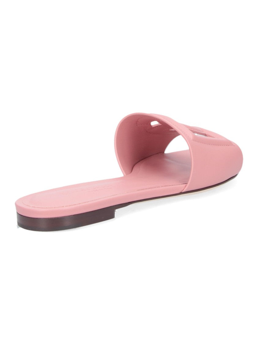 Dolce & Gabbana "Dg" Slip-On Sandals – Pink