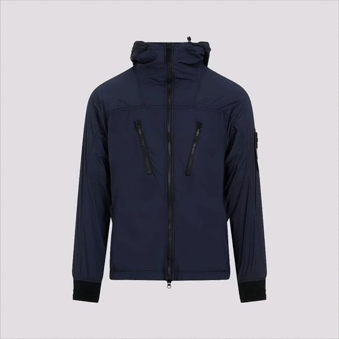 Stone Island Fitted Blue Padded Jacket