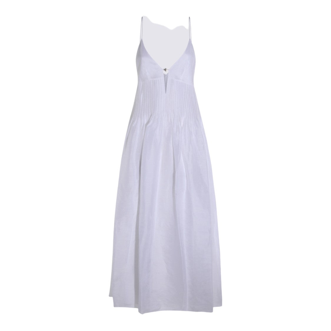 Tory Burch Crisp White Dress With Fitted Bodice