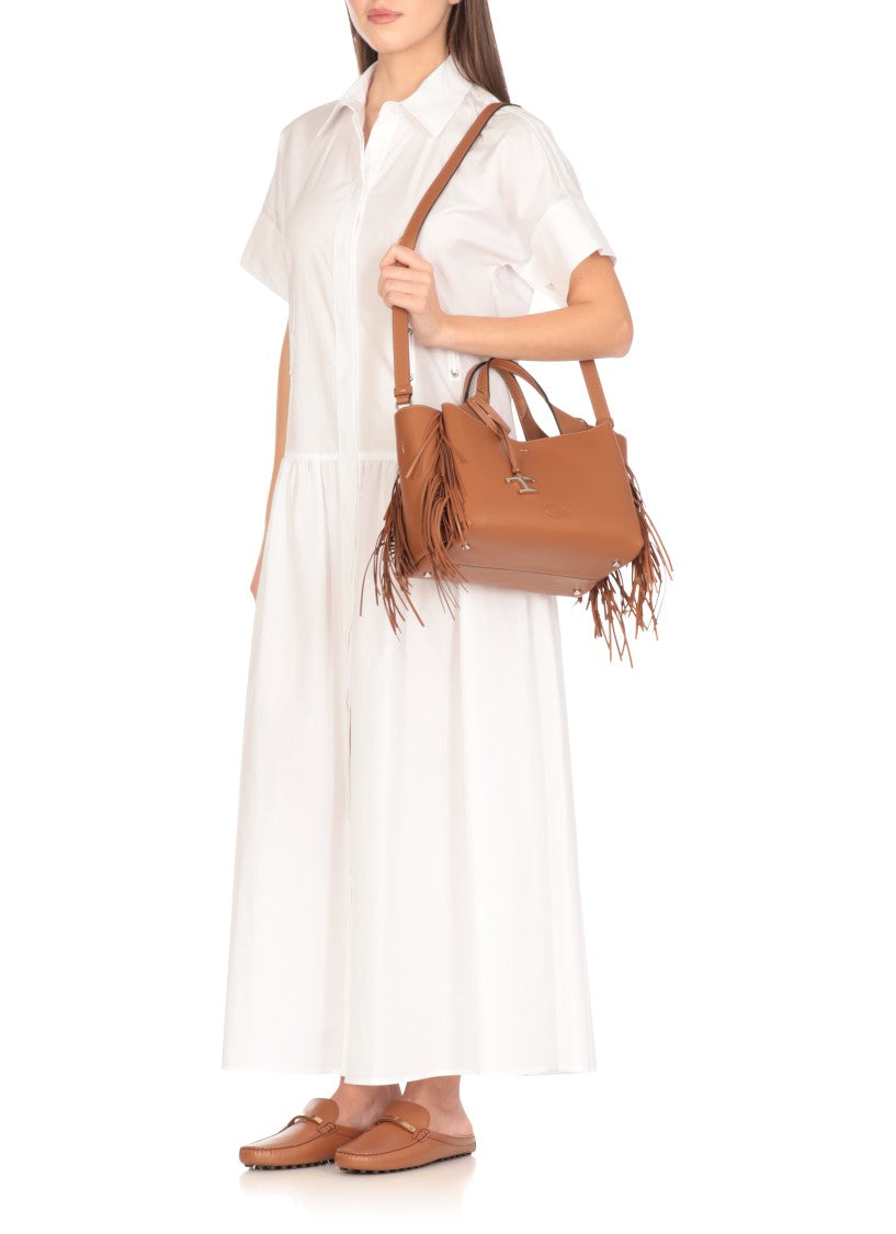 Tod's Brown Leather Shoulder Bag