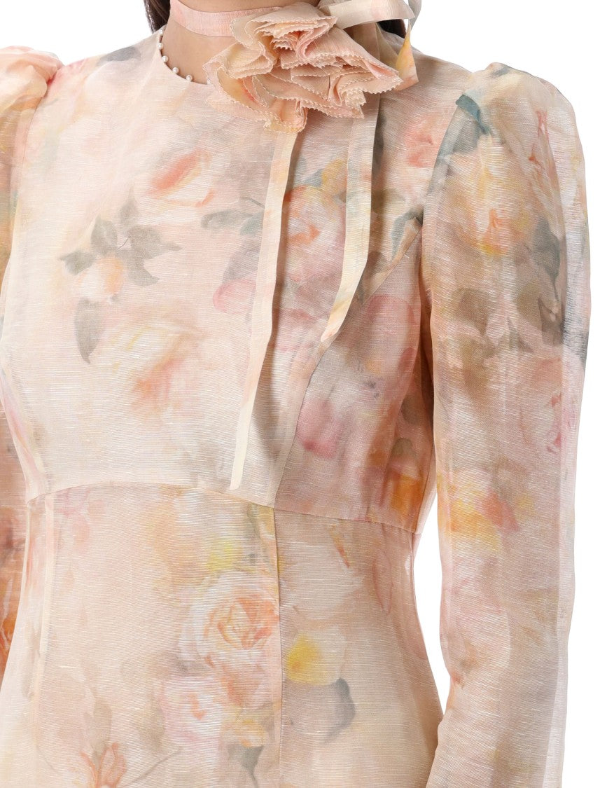 Zimmermann Crush Flower Mini Dress