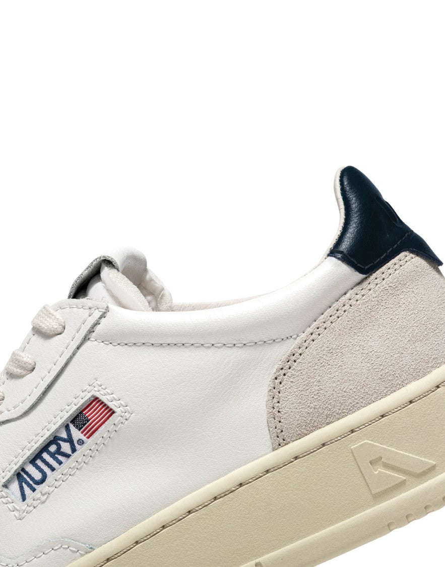 Autry Low-Top Sneakers With Micro-Perforated Toe And Leather Accents