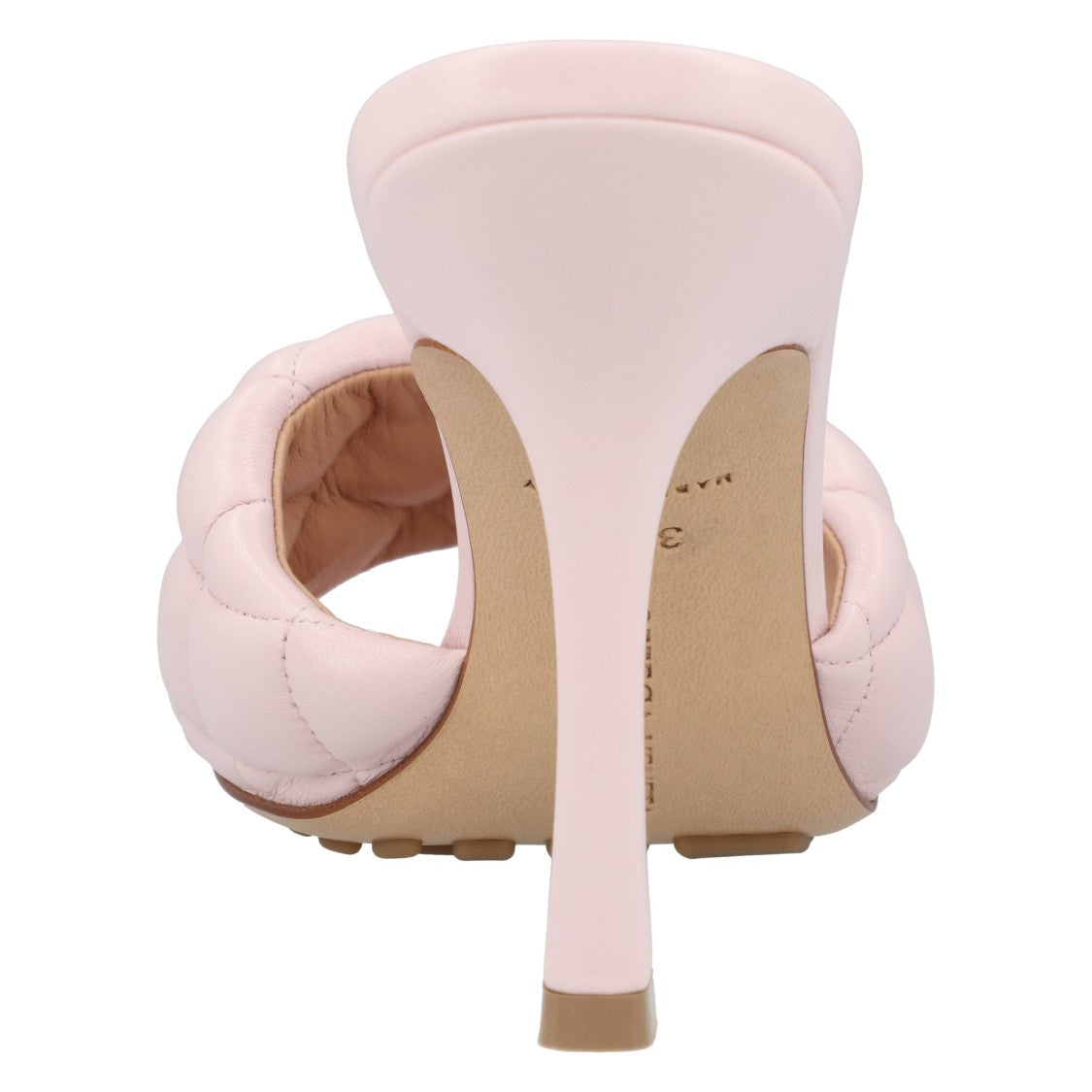 Bottega Veneta Padded Mule Pink