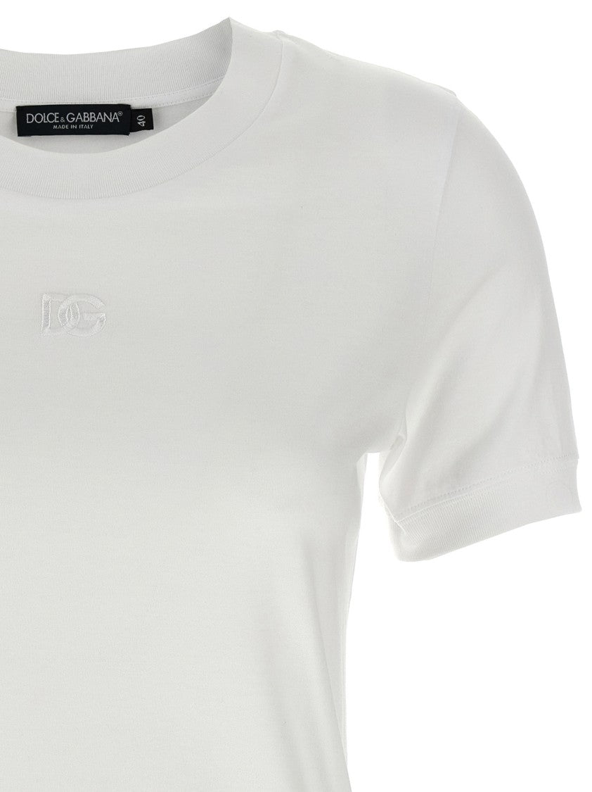 Dolce & Gabbana Logo Embroidery T-Shirt