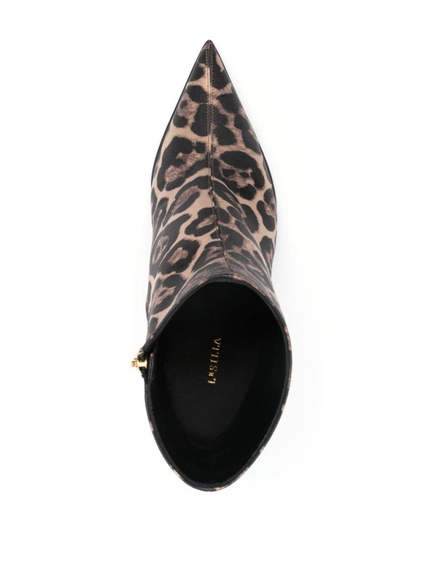Le Silla Ankle-Length Calf Leather Boots