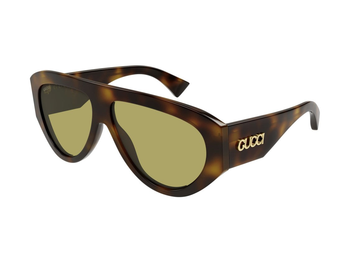 Gucci Gg2128s Tortoiseshell Bold Oversized Cat-Eye Sunglasses