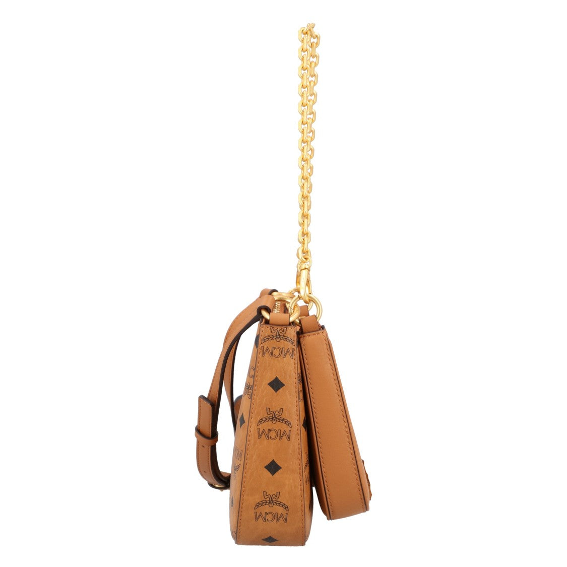 Mcm Aren Duo Hobo Bag In Visetos