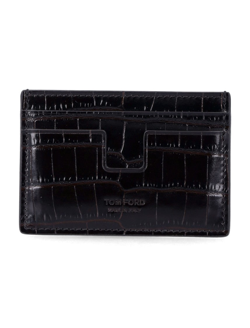 Tom Ford Crocodile Leather Card Holder