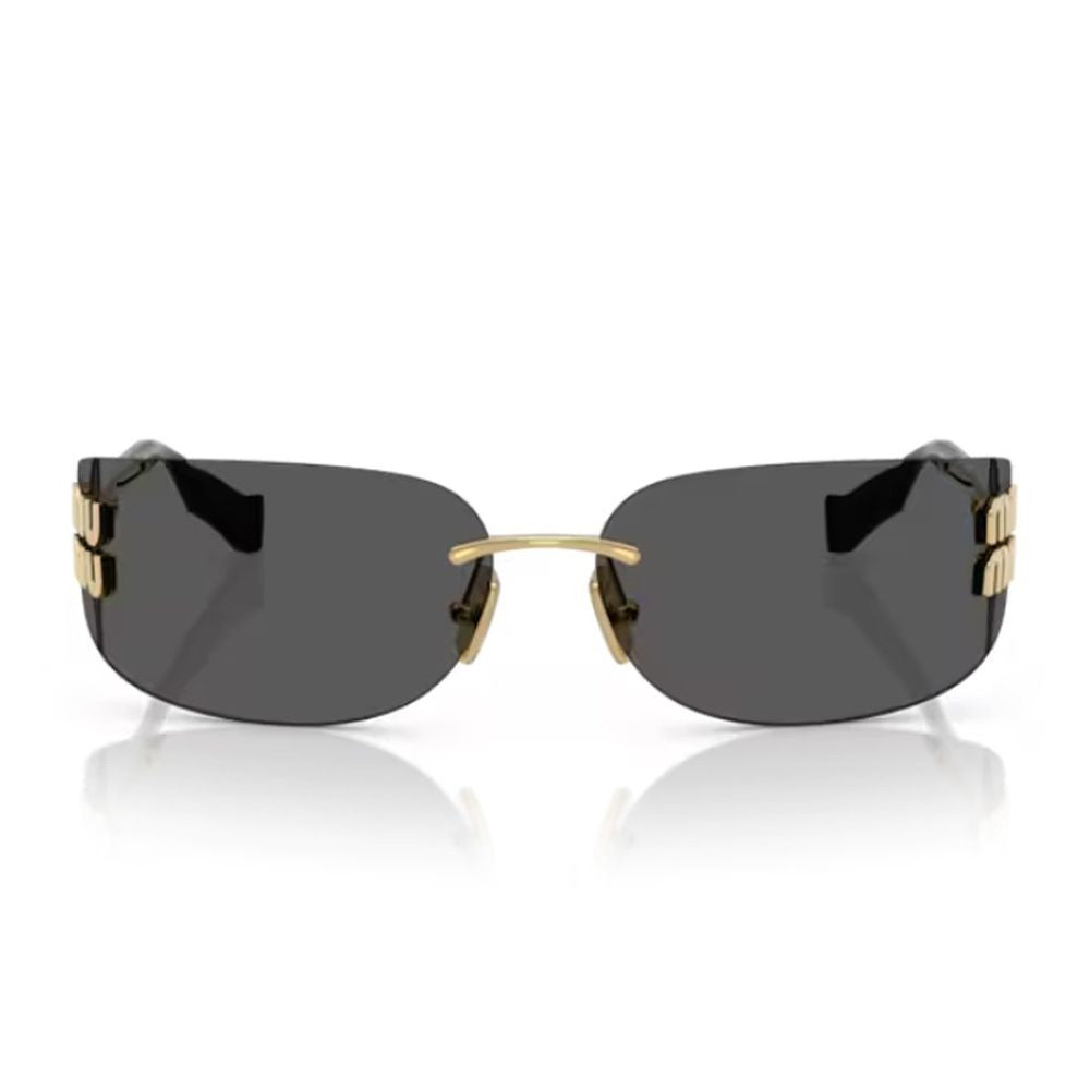 Miu Miu 0Mu A51s Aube Sleek Wraparound Sunglasses