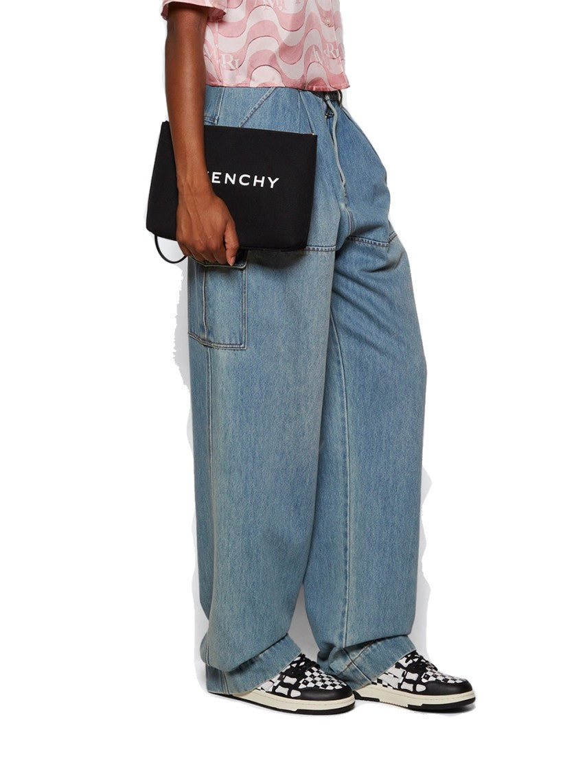 Amiri Checkered Skel Top Low Sneaker Black And White