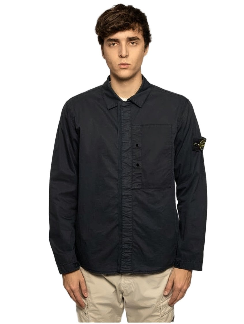 Stone Island Minimalist Long-Sleeve Stone Island Shirt