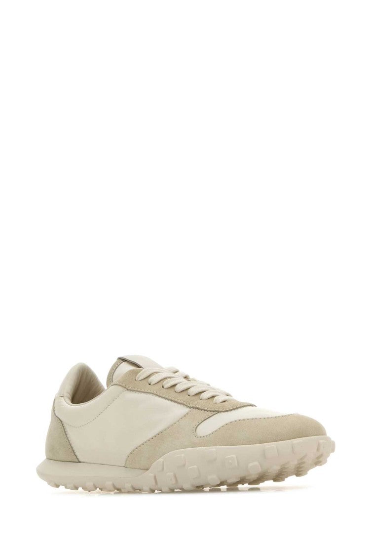 Jil Sander Two-Tone Fabric And Suede Sneakers