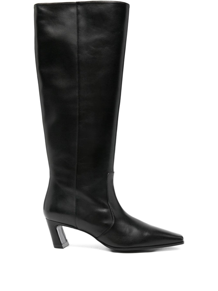 Stuart Weitzman Knee-High Ankle Boots With Pointed Toe