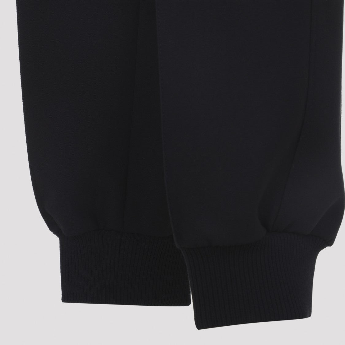 Lanvin Black Virgin Wool Track Pants