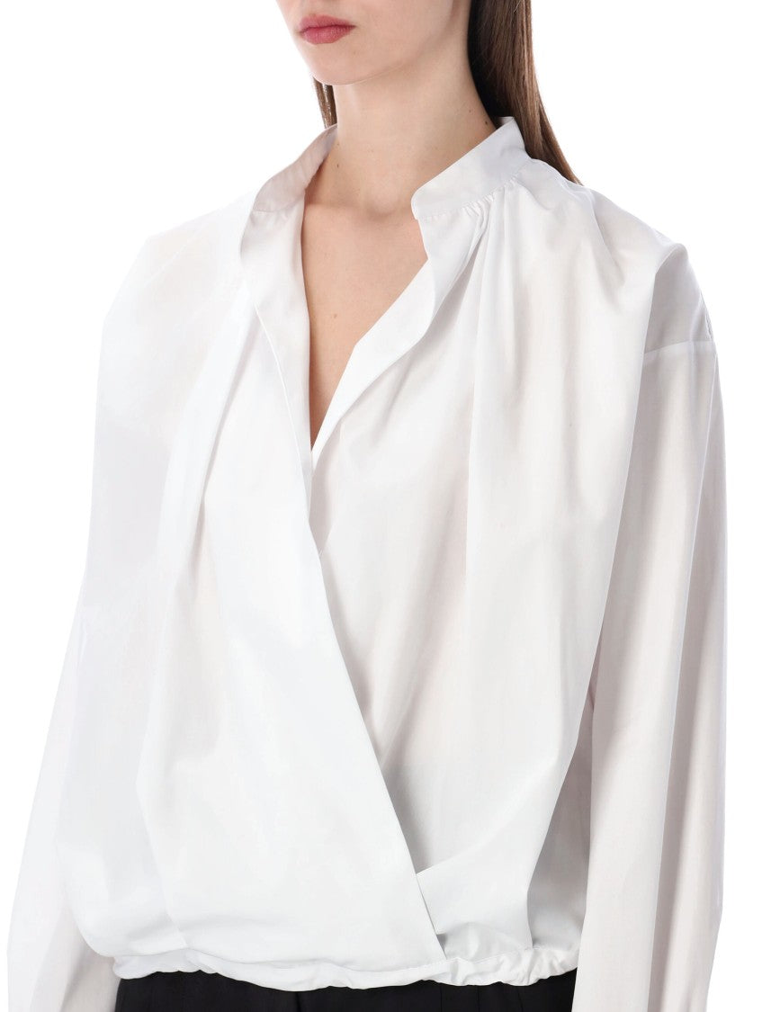 Dries Van Noten Cotton Wrap Shirt