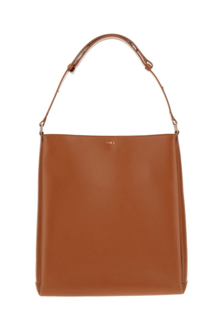 Plan C Leather Shopper Bag With Adjustable Handle