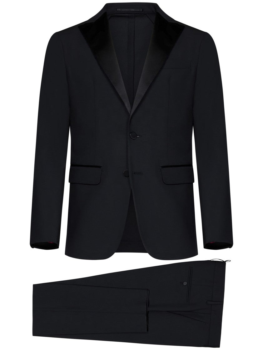 Dsquared2 Slim-Fit Stretch Virgin Wool Blend Tuxedo Suit