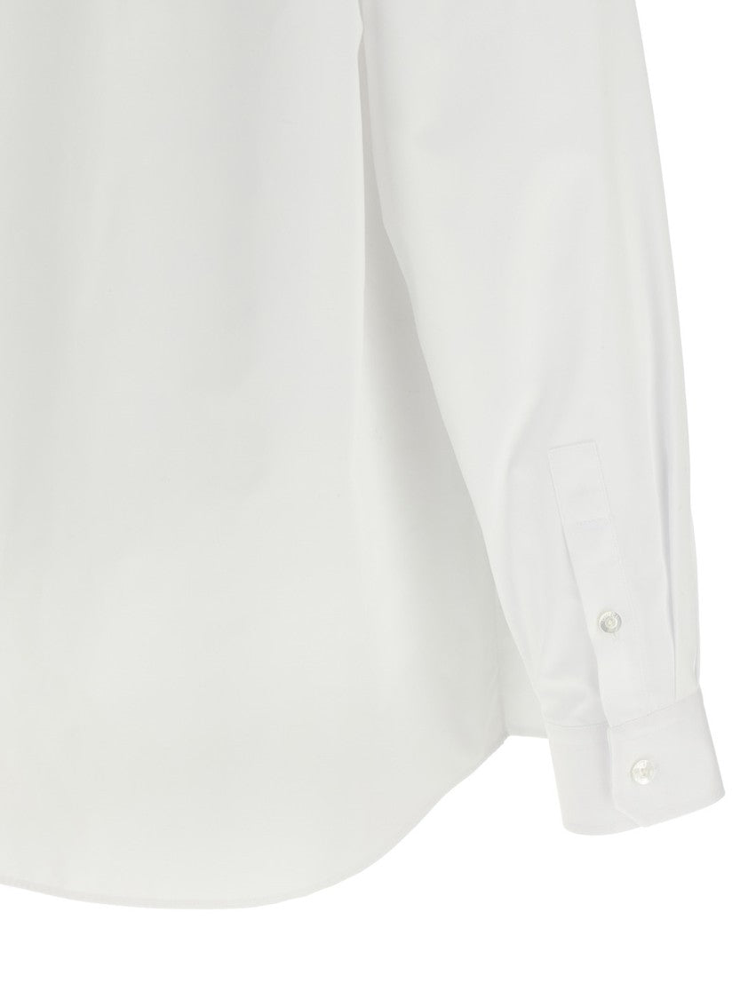 Gucci Cotton Poplin Shirt With Logo Embroidery
