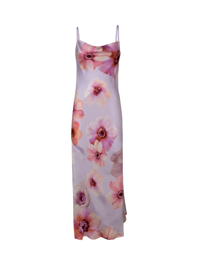 Sleep No More Multicolor Silk Long Dress