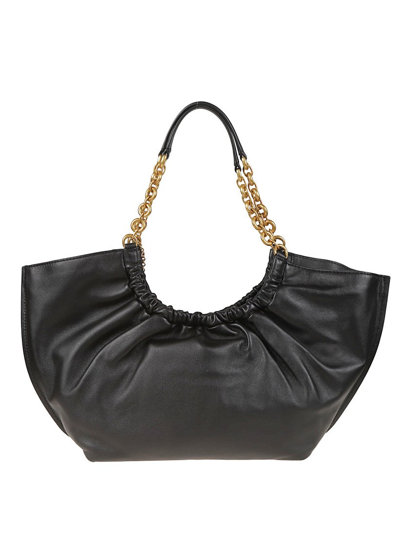 Michael Kors Small Indie Leather Chain Handle Tote Bag