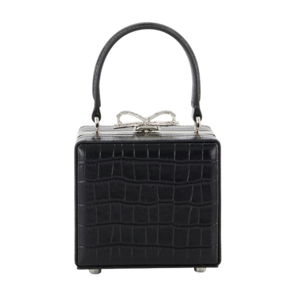 Self-Portrait Croco Micro Handbag