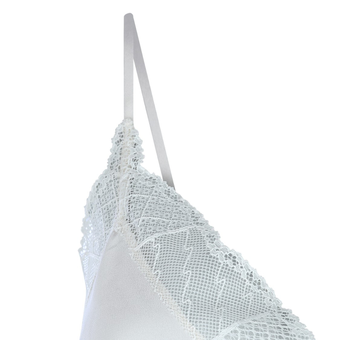 Zadig & Voltaire Delicate White Camisole With Lace Trim