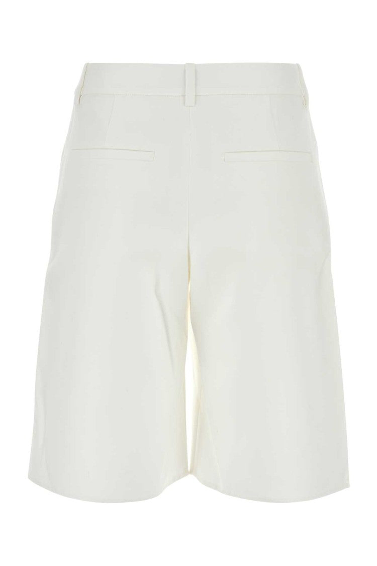 Valentino Garavani White Cotton Blend Shorts